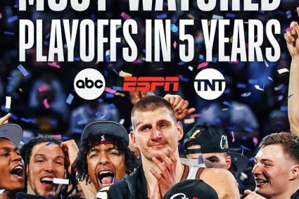 NBA official social media won a record of 8 billion video views during the playoffs!