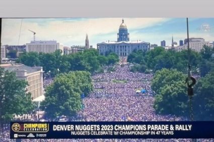 A sea of people! Murray shows hundreds of thousands of fans parade celebration photos: Tribute to the love shown to Denver