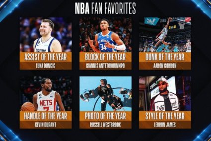 Six awards for fans: James’s fashion of the year & Gordon’s annual dunk weishao KD