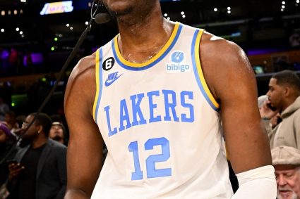 Lie down in the West! The Lakers sang birthday songs for Bamba after the game to wish him a happy 25th birthday.