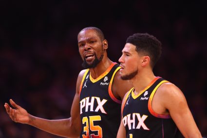 Booker cut down 45 + league titles in at least 3 playoff games since KD in 2019