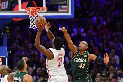 American media show Horford’s performance in the last 5 minutes of the fourth quarter: 3 times cover enbide & two key rebounds