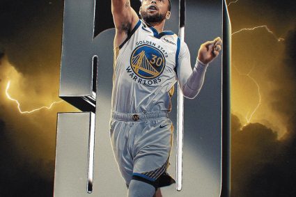 Warrior official release Curry 50 points poster: grab the highest score in seven History