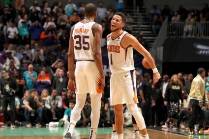 Booker & Durant’s first 5 playoff games in a single season are all the same as the historical record created by cutting 25 + and leveling OK